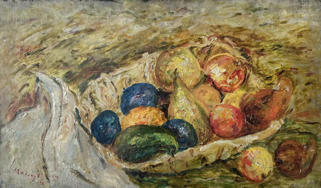 Nature morte aux fruits et au drapé 