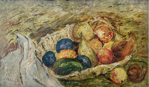 Nature morte aux fruits et au drapé 