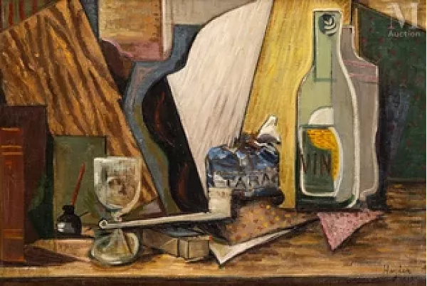 Nature morte, pipe et tabac
